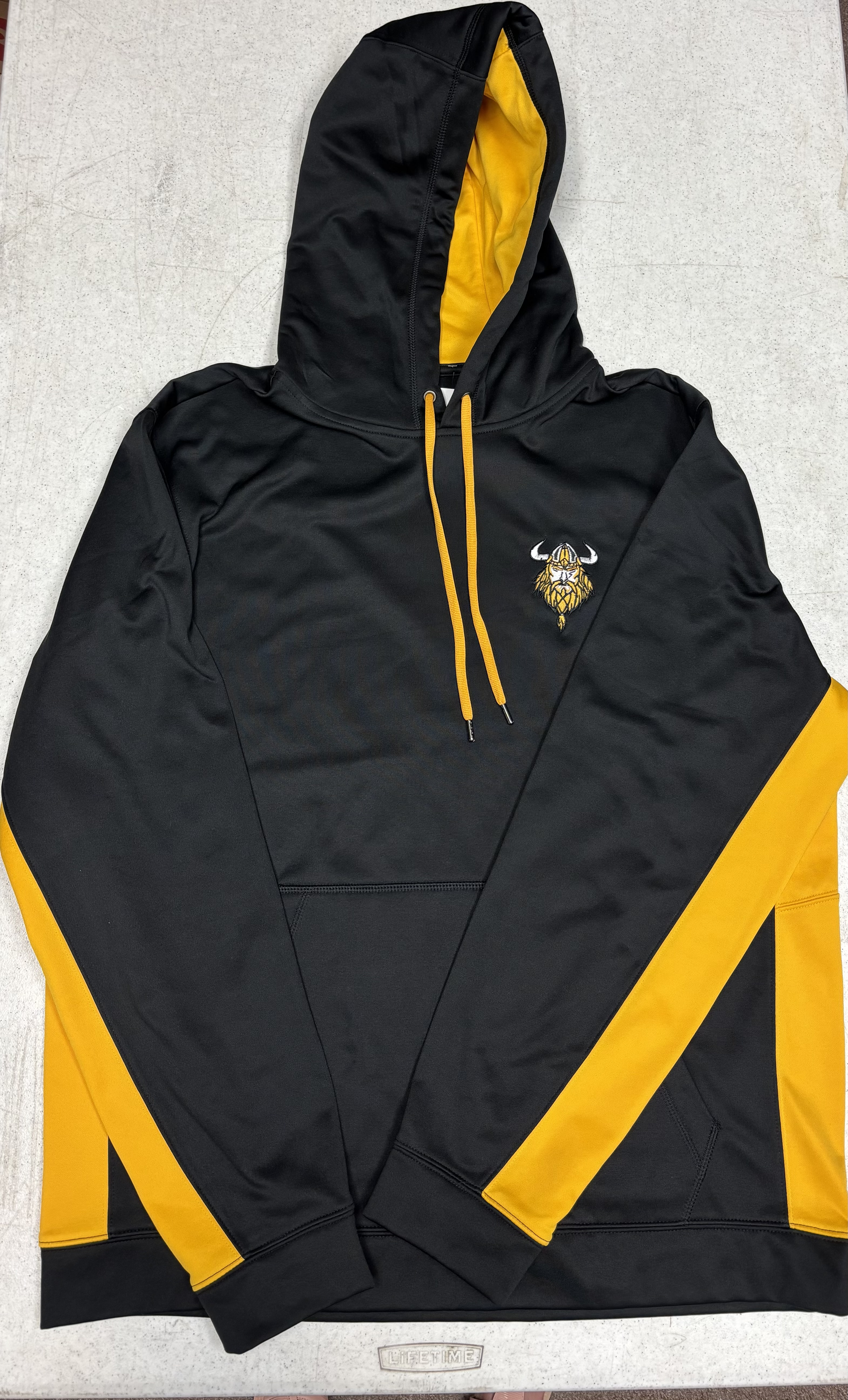 BVHS Dri Fit Hooded Sweatshirt Viking Head Logo